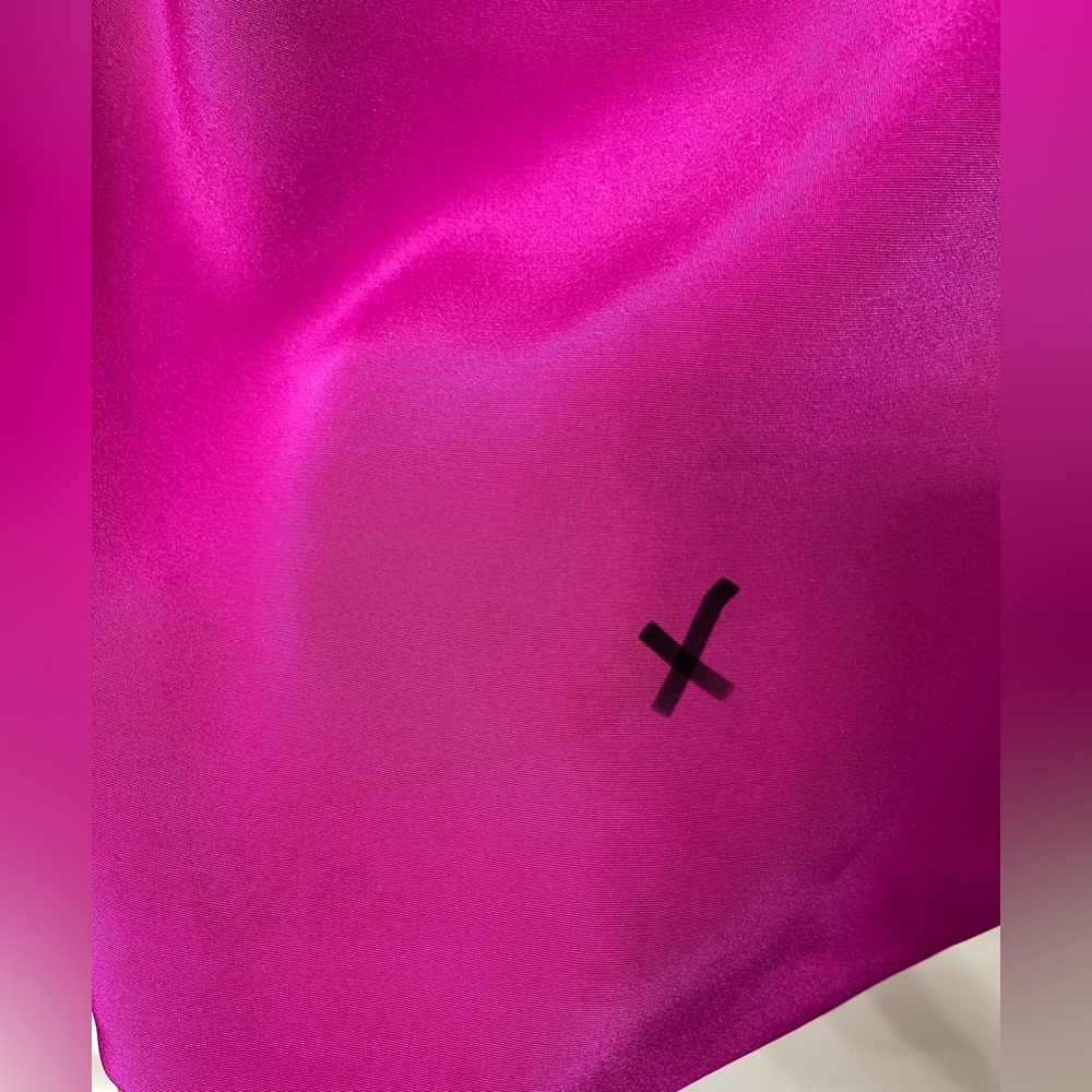 Kay Unger New York Silk Raspberry Pink Dress Size 6 - Picture 7 of 9